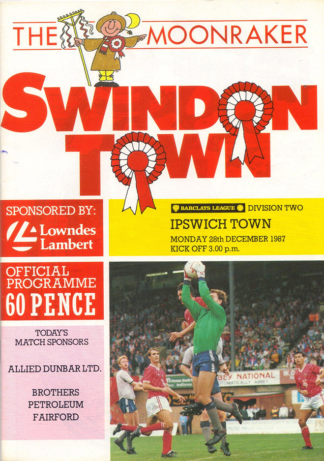 <b>Monday, December 28, 1987</b><br />vs. Ipswich Town (Home)